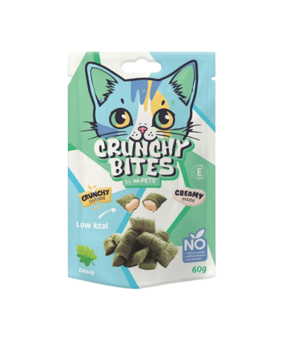 M-Pets Snack per Mace Crunchy Bites me Catnip 60g