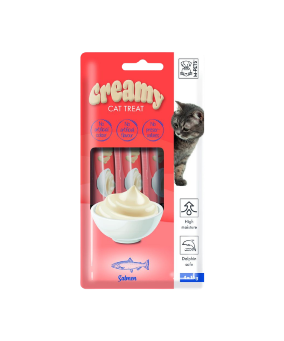 M-Pets Treat per Mace me Salmon 4x15gr
