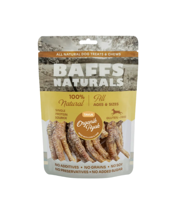 Baffs Natural Dog Adult Chicken Feet 100 gr