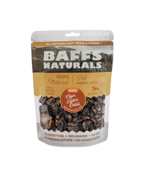 Baffs Natural Dog Adult Lamb Lung Training Bites 100 gr